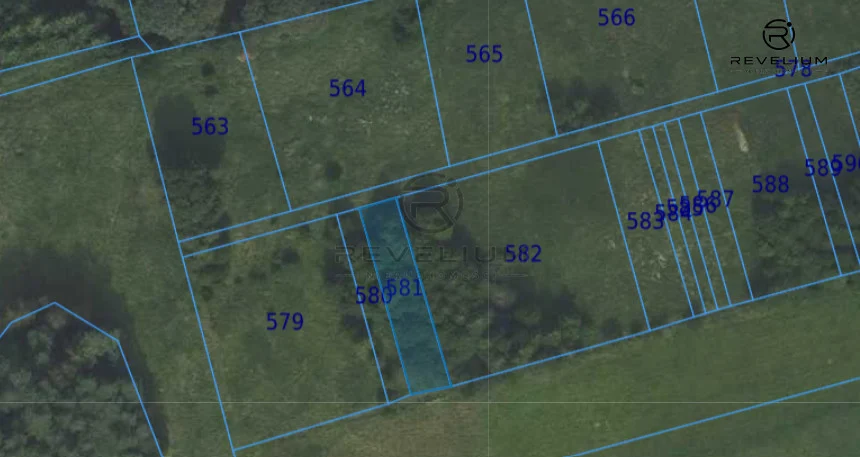 Działka, na sprzedaż, Osiek, 428 m2 - rzut