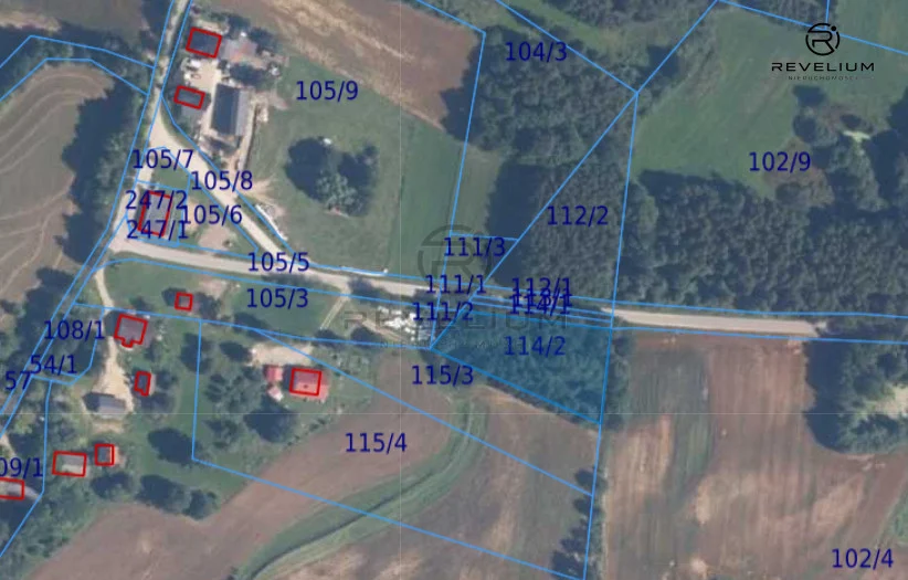 Działka, na sprzedaż, Nowe Łosienice, 2,100 m2 - rzut