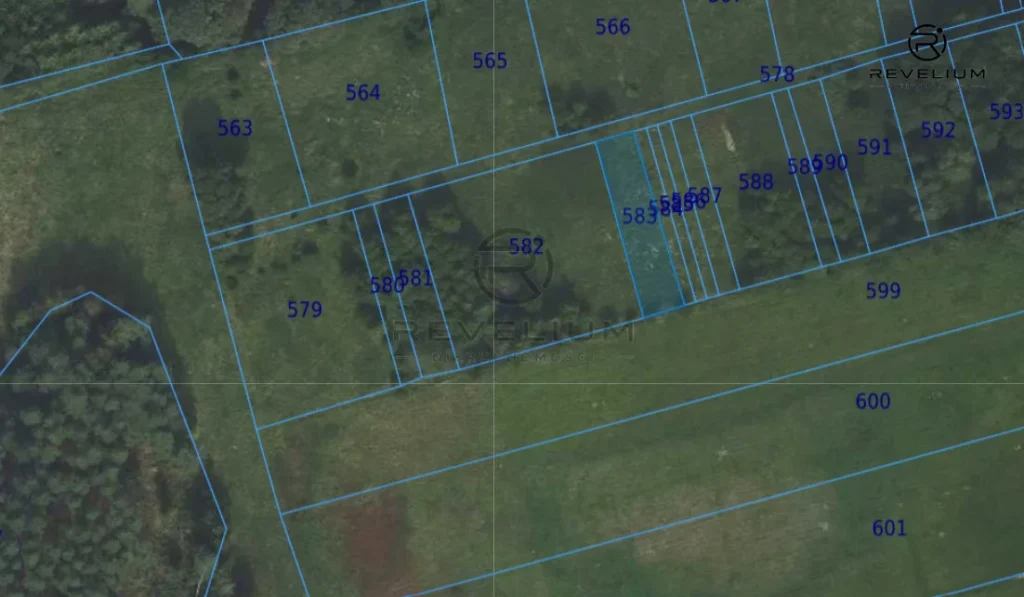 Działka, na sprzedaż, Osiek, 481 m2 - rzut 2