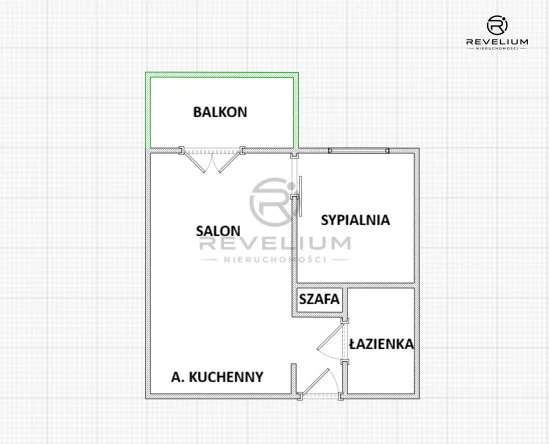 Mieszkanie, na sprzedaż, Gdańsk, Piecki-Migowo, 41 m2 - rzut
