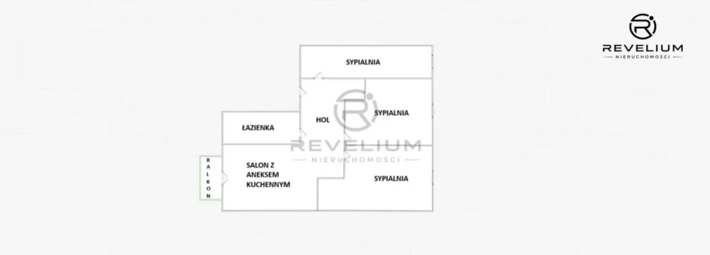 Mieszkanie, na sprzedaż, Rumia, 58,5 m2 - rzut