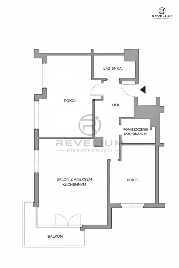 Mieszkanie, na sprzedaż, Gdynia, Chwarzno-Wiczlino, 89,5 m2 - rzut